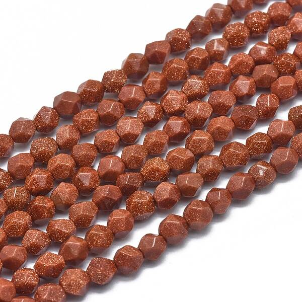 Synthetic Goldstone Beads Strands