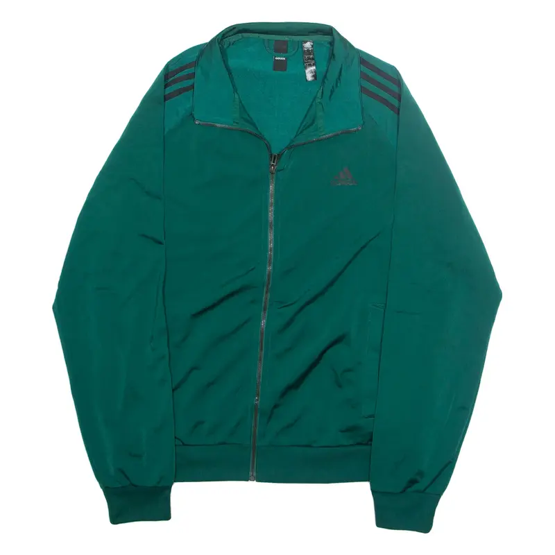 ADIDAS Mens Track Jacket Green L