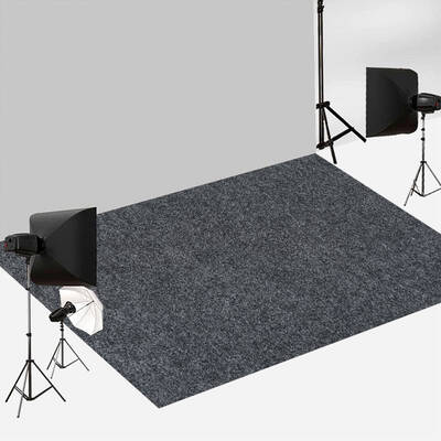Matte Dark Grey Frosted Simple Texture Floor Mat