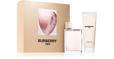 Burberry Her women's gift set Eau de Parfum 50 ml + body milk 75 ml