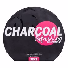 Pink Charcoal Refreshing Sheet Face Mask - 1 piece