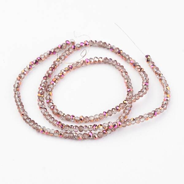 Electroplate Glass Bead Strands