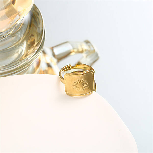 DIY fashionable stainless steel ring with non fading color