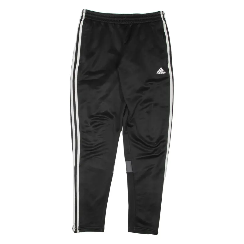 ADIDAS Mens Track Pants Black Tapered M W30 L30