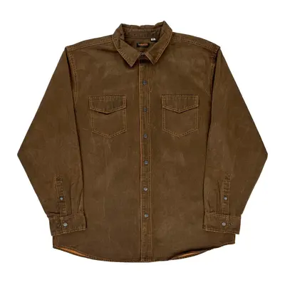 Ridgecut Shirt - XL Brown Cotton Blend
