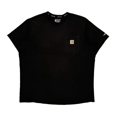 Relaxed Fit Carhartt T-Shirt - XL Black Cotton Blend