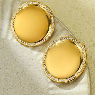 304 Stainless Steel Stud Earrings
