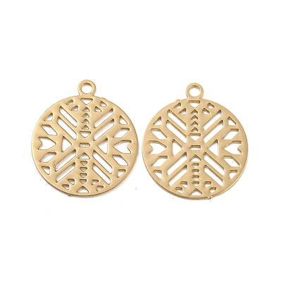 Brass Etched Metal Embellishments Charms