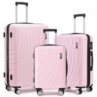3 Piece Set Luggage with Hard-Shell, Expandable, Lightweight, 360 Spinner Wheels & TSA Lock