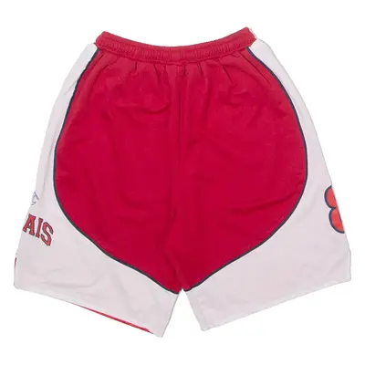 CHAMPION Valais Basketball #8 Boys Sports Shorts Red Colourblock 16Y W23