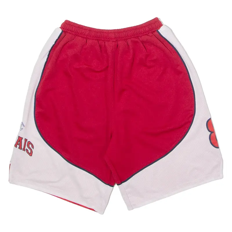 CHAMPION Valais Basketball #8 Boys Sports Shorts Red Colourblock 16Y W23