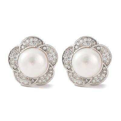 925 Sterling Silver Flower Stud Earrings