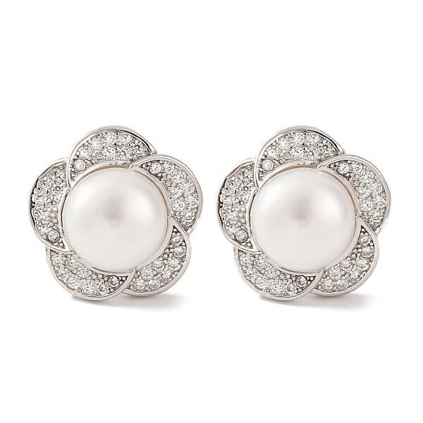 925 Sterling Silver Flower Stud Earrings