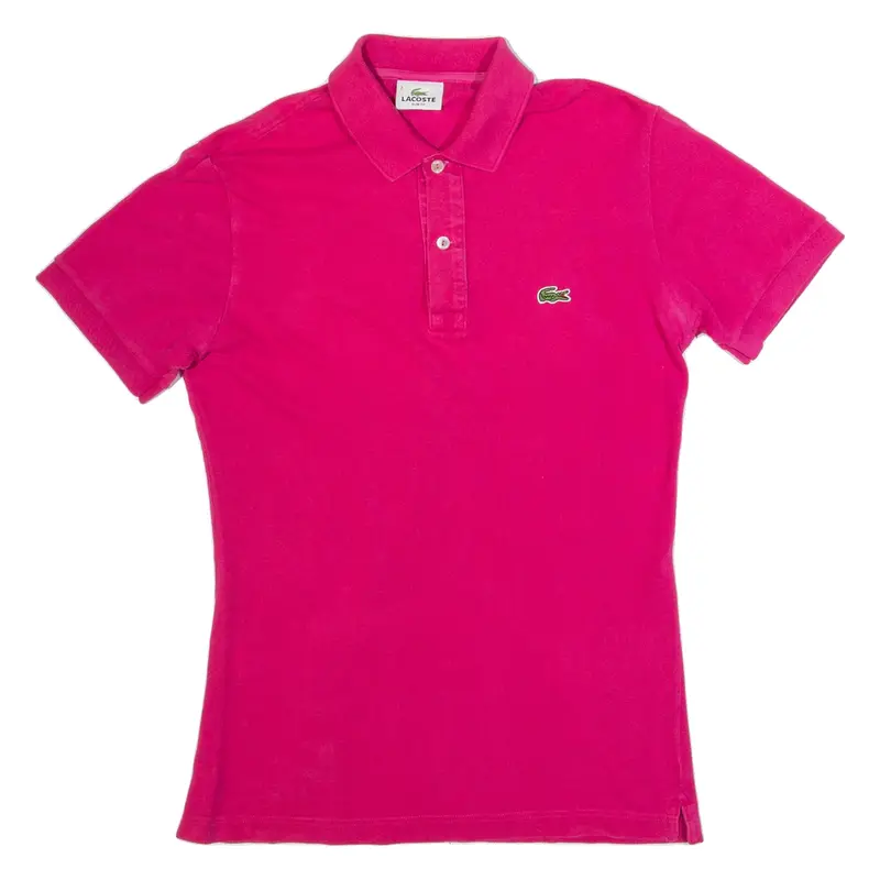 LACOSTE Slim Fit Mens Polo Shirt Pink S