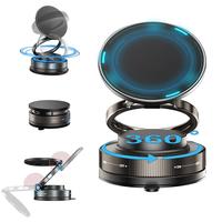 360° Adjustable Vacuum Magnetic Phone HolderSuction Cup Phone Mount for Magsafe, PortableCell Phone Holder for Car,Makeup/Gy...