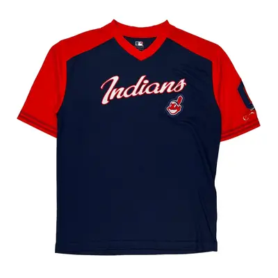 Cleveland Indians Mlb Jersey - Medium Blue Polyester