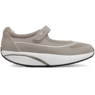 MBT Baridi 2 Textile Synthetic Women's Hook and Loop Shoes - Warm Taupe - Size:US 7.5 Women