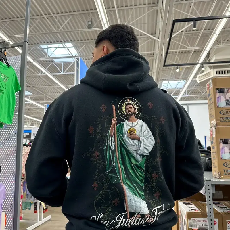 Saint Jude Black Hoodie