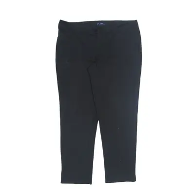 GAP City Trousers Black Slim Tapered Womens W34 L24