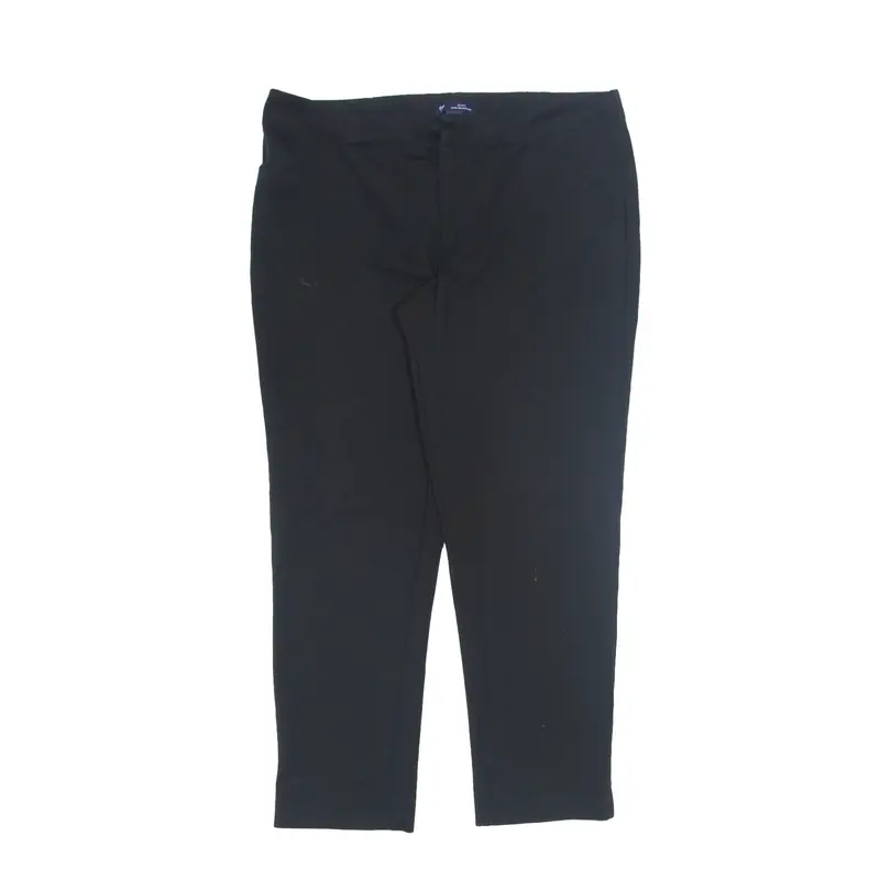 GAP City Trousers Black Slim Tapered Womens W34 L24