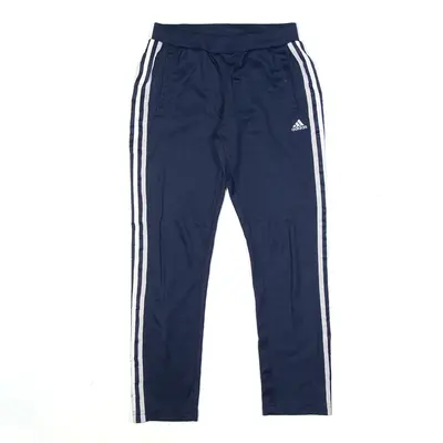 ADIDAS Track Pants Blue Straight Boys L W26 L26