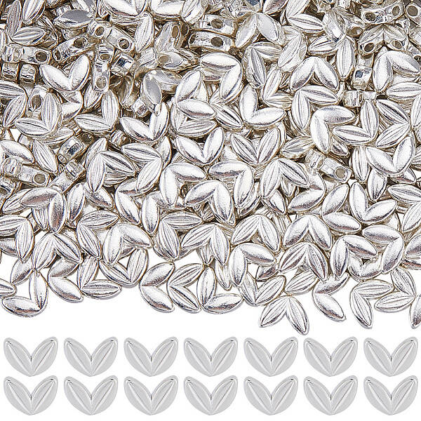 400Pcs Alloy Beads