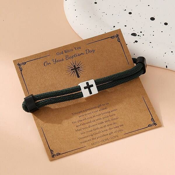 Alloy Rope String Bracelets for Woman Men
