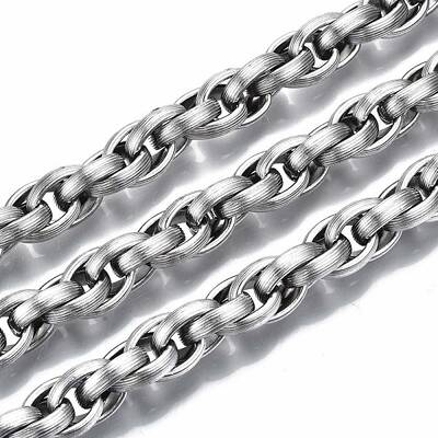 Tarnish Resistant 304 Stainless Steel Rope Chains