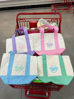 Trader Joes Crew Exclusive Mini Tote Bag Limited Edition - 5 Mini Tote Bags in Various Colors, Gift for her