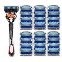 Set de Afeitado Manual, 1 Soporte con Cabezal Reemplazable, Rasuradora de Barba para Hombre, Herramienta de Afeitado Masculin...