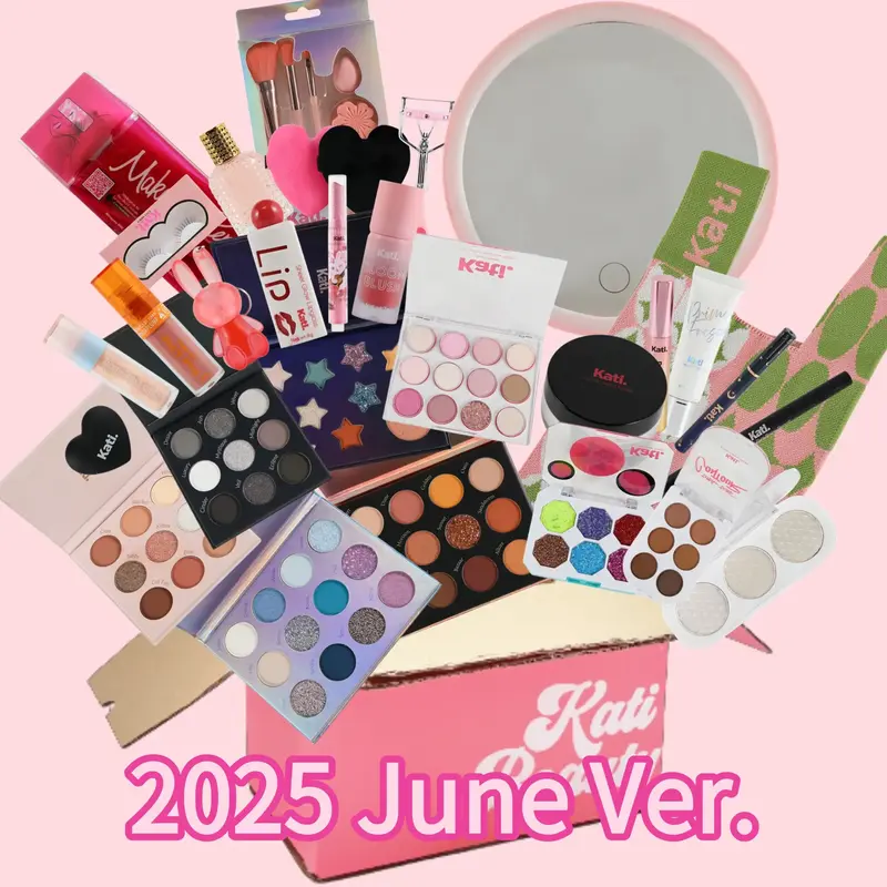 Kati's Signature Makeup Kit - The Pink Box 30 Beginner Friendly Makeup Essentials, Eyeshadow Palette, Lip Gloss & Eyeliner Pi...