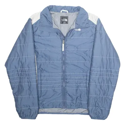 THE NORTH FACE Womens Puffer Coat Blue Nylon XL