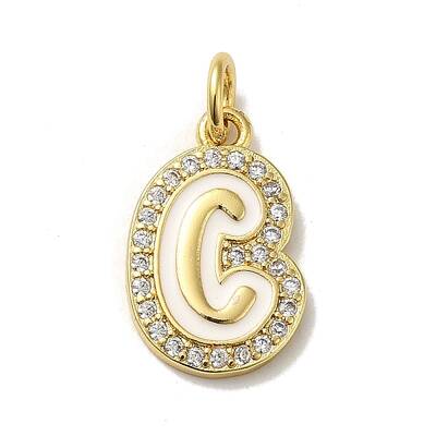 Brass Micro Pave Cubic Zirconia Pendants