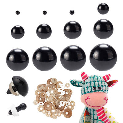 144 Sets 12 Style Plastic & Resin Doll Eyes