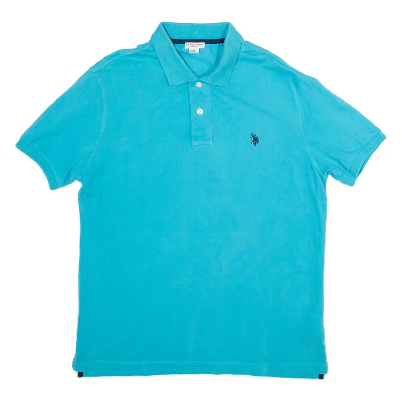 U.S POLO ASSN. Mens Polo Shirt Blue M