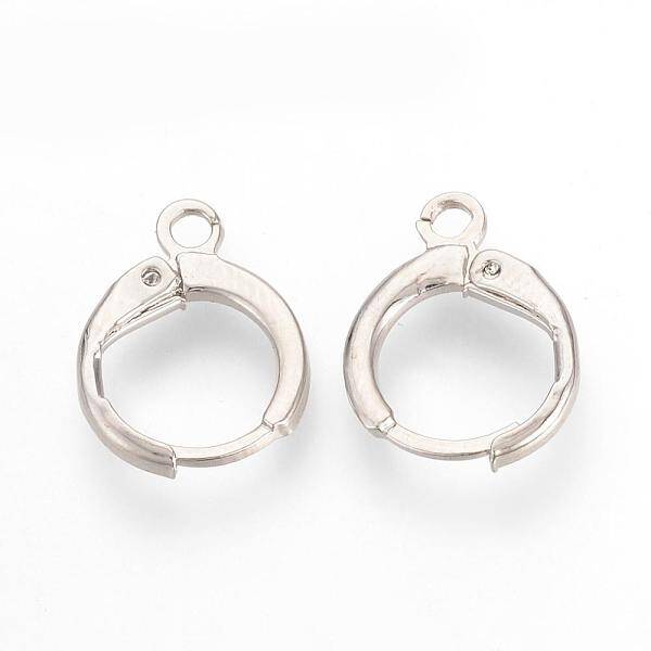 Brass Huggie Hoop Earring Findings