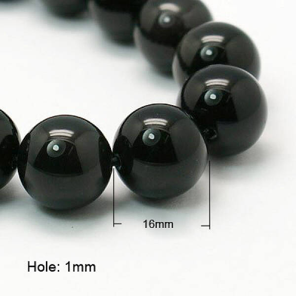 Natural Obsidian Beads Strands