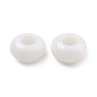 Opaque Acrylic European Beads