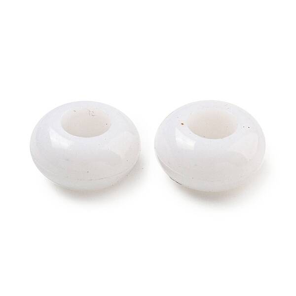 Opaque Acrylic European Beads