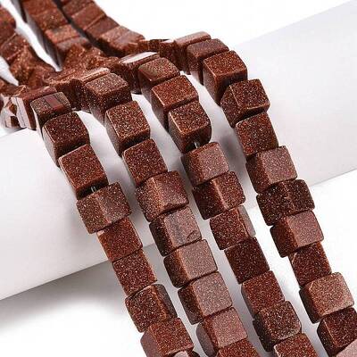 Synthetic Goldstone Beads Strands