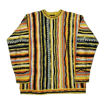 Coogi Jumper - 2XL Multicoloured Cotton Blend