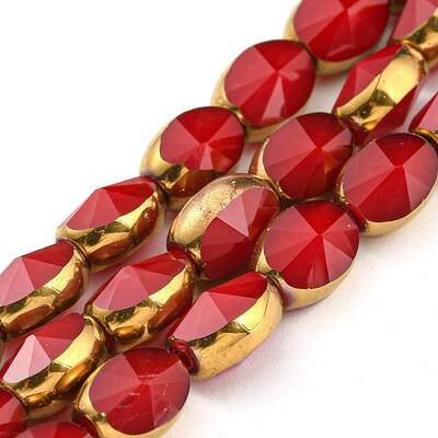 Electroplate Glass Beads Strands