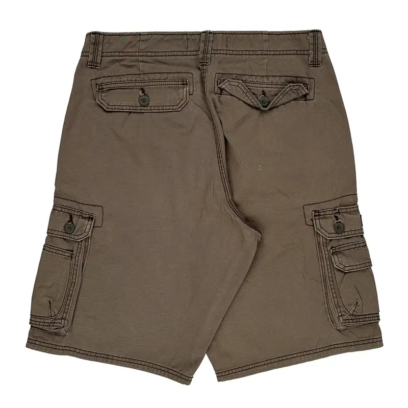 Lee Cargo Shorts - 32W 11L Brown Cotton | Size: 32″ waist