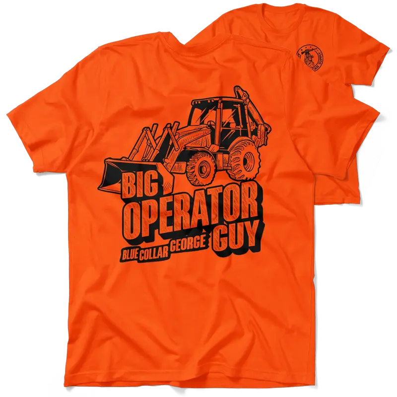 Blue Collar George Big Operator - Safety T-Shirt