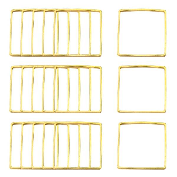 Square Brass Linking Rings
