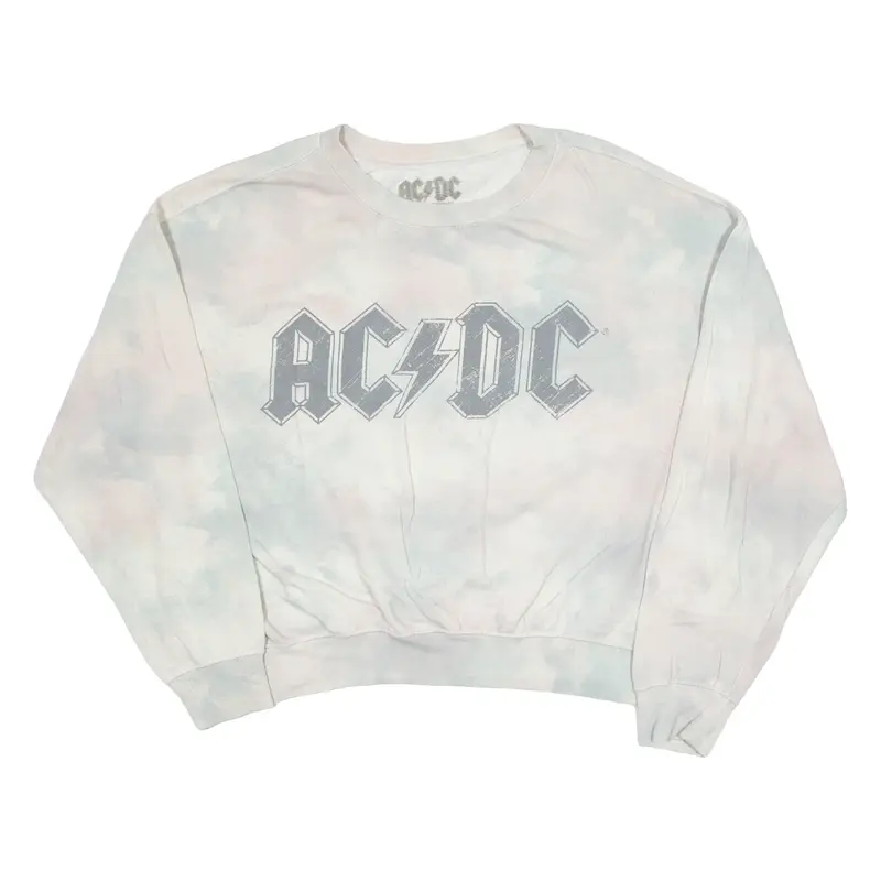 ACDC Girls Sweatshirt Blue Crew Neck 2XL