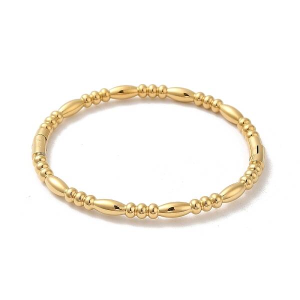 Ion Plating(IP) 304 Stainless Steel Oval Bangle