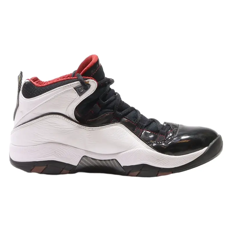 AIR JORDAN High Top Trainers White Synthetic Mens UK 9