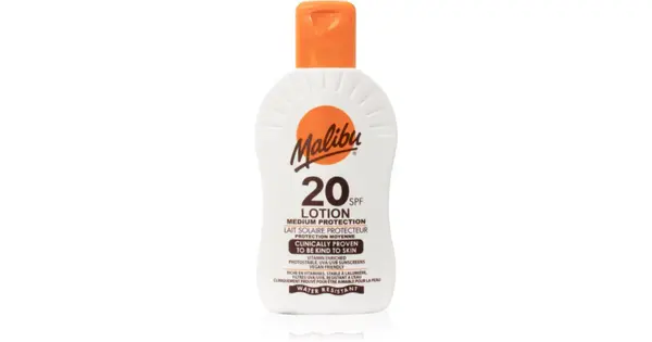 Malibu Medium protective milk lotion SPF 20 200 ml