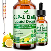 GLP-1 Supplement Liquid Drops, GLP1 Activate Fiber w. Berberine 800mg Cyelon Cinnamon Green Tea Bromelain, Naturally GLP-1 Su...